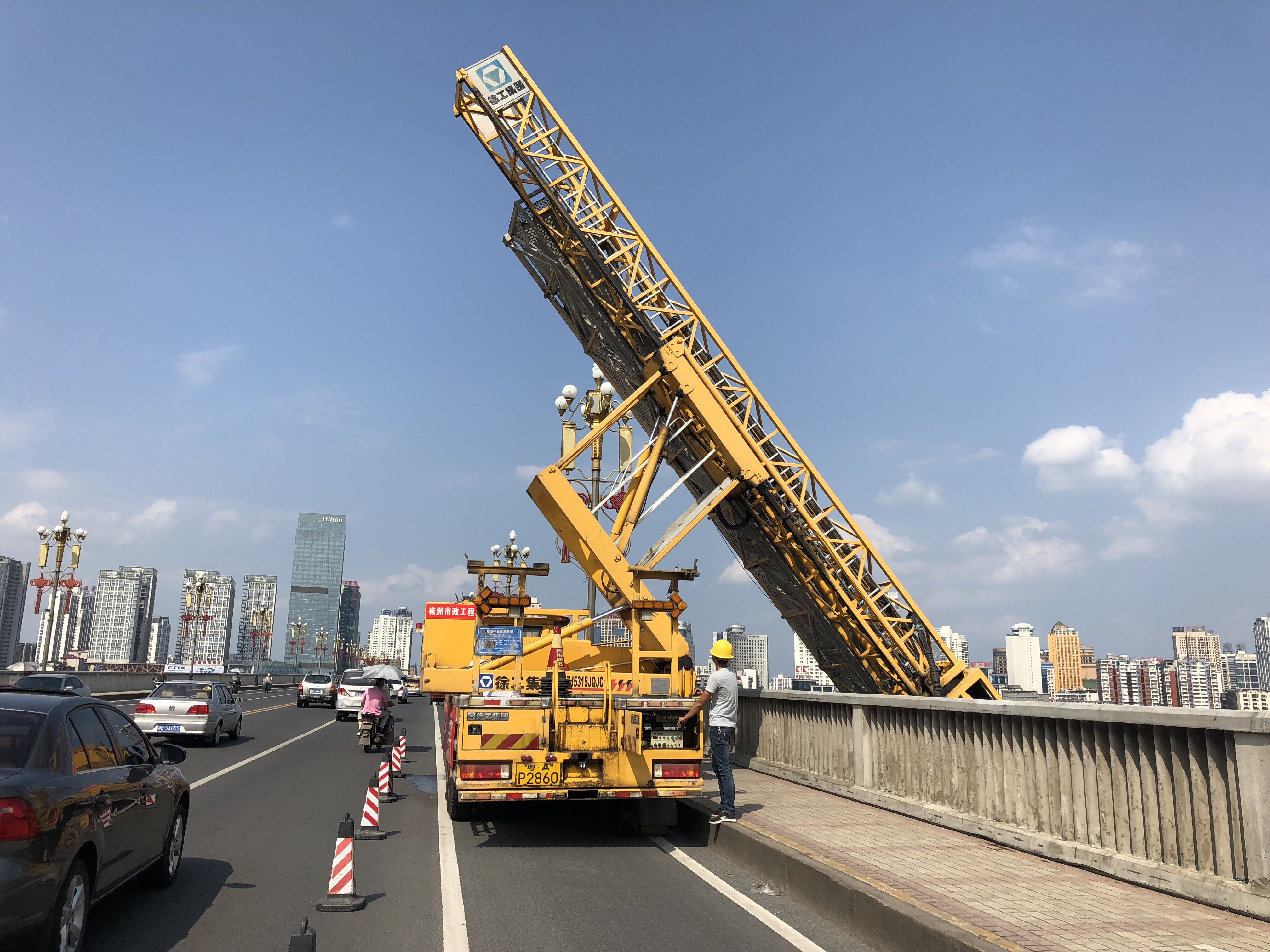 橋梁檢測車租賃案例